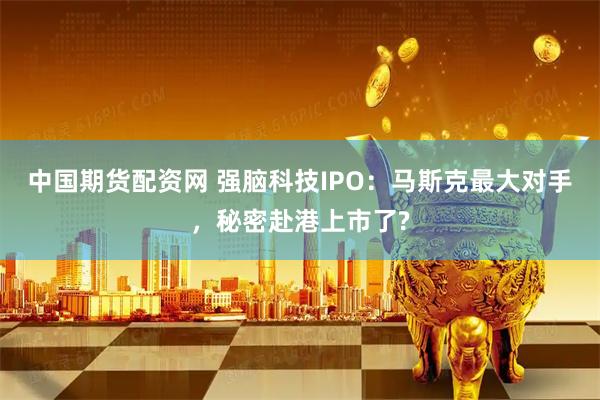 中国期货配资网 强脑科技IPO：马斯克最大对手，秘密赴港上市了?